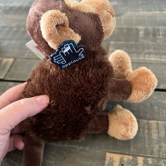 Animal Junction Applause Monkey "Monty" Plush, Monkey Stuffed Animal - Picture 5 of 5